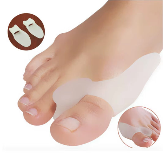 1Pair Professional Silicone Gel Bunion Big Toe Separator Spreader Eases Foot Pain Foot Hallux Valgus Correction Guard Cushion