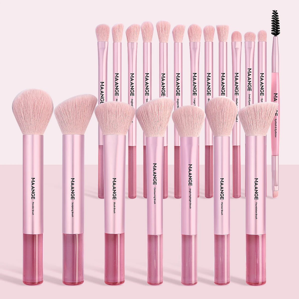 Professional Makeup Brush Set 20PCS Soft Detail Foundation Blush Concealer Eyeshadow Brush Skin-Friendly Makeup Tools