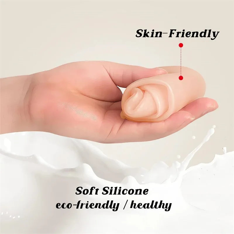 1Pair Reusable Silicone Foot Care Socks Moistrizing Spa Gel Gloves Exfoliating Moisturizing anti Dry Cracked Plantar Hand Care T