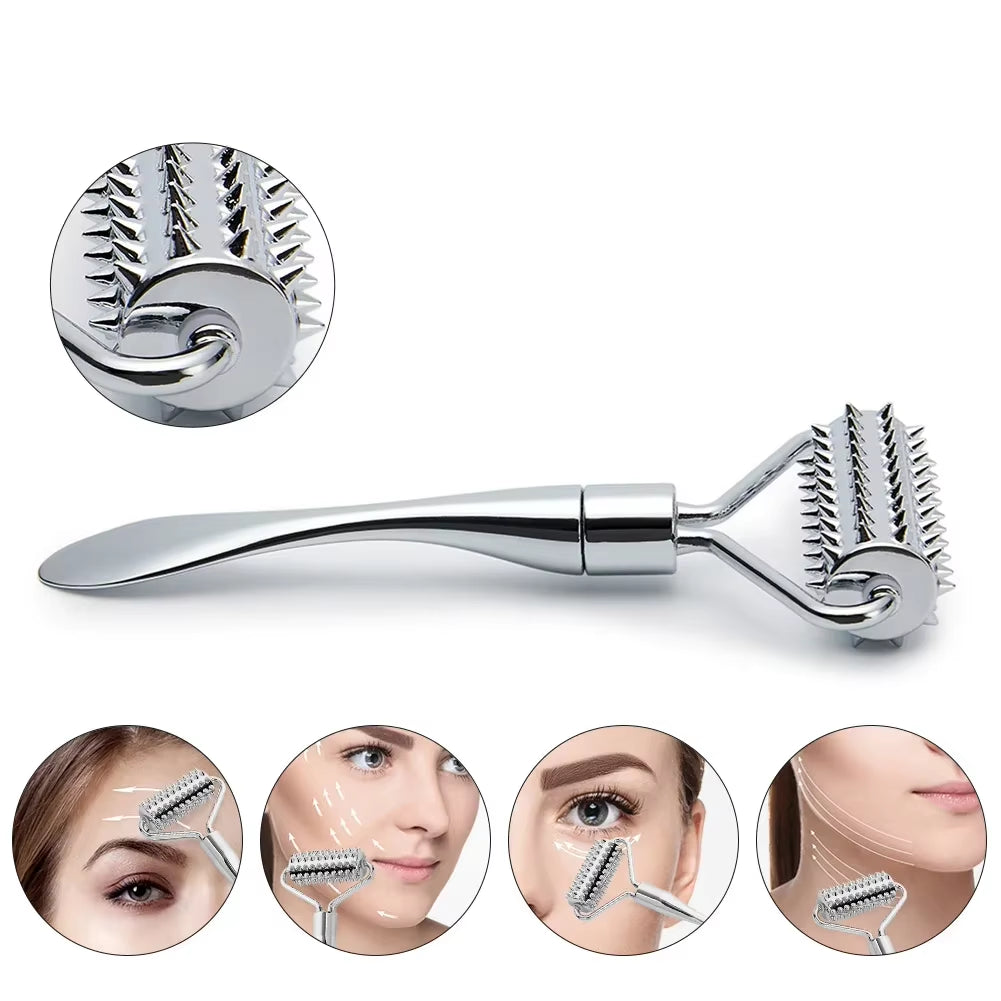 Face Eye Roller Massage Neck Stick Spatula Massager anti Eye Pouch Dark Circles Cream Spoon Applicator Removal Shrink Pores